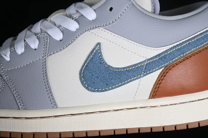 All categories Air Jordan Jordan series basketball shoes Air Jordan 1 Low Air Jordan 1 Low AJ1 Joe 1 contrast denim low-top cultural casual sneakers FZ5046-041